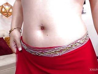 Hot Sexy Red Saree Wali Bhabi Webcam Nude Part 2 free video