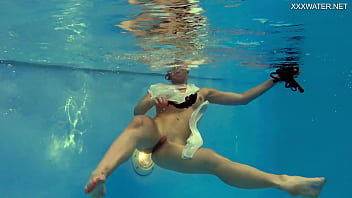 Russian Cute Pornstar Babe Anastasia Ocean Underwater free video
