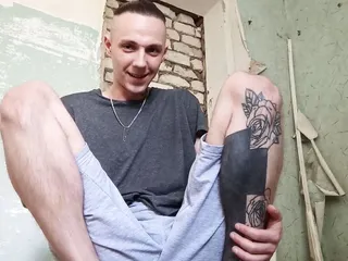 Masturbation In An Abandoned Building - Roman Gisych free video