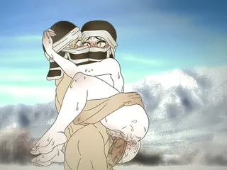 Kakushi Froze On The Mountains And Decided To Warm Up By Fucking!Hentai - Demon Slayer 2D (Anime Cartoon) free video