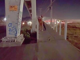 Caught Having Sex On The Pedestrian Bridge free video
