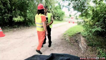 Hunky Cops Gay Sex Trash Pick-Up Ass Fuck Field Trip free video