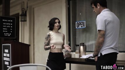 Petite Waitress Stevie Moon Anal Fucked By Asshole Client His Twin Brother free video
